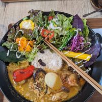 Curry  at Detox Cafe Felicidad in Okinawa