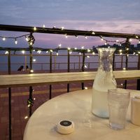 At dusk at Sushi on La Cienega in Chatan