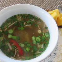 soup (photo from 2015)  at Grand Hotel Opduin in De Koog