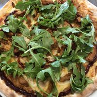 BBQ pizza at Bella Pizza in Raettvik