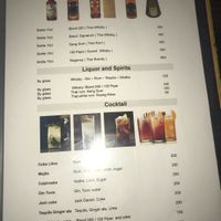 Or hard the hard stuff.... at Silvio's Bistro in Bangkok