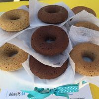Cocoa and Cinnamon Spice donuts w/out frosting at TonTon's Artisan Affections in Talent