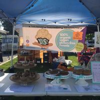 Farmer's Market Setup at TonTon's Artisan Affections in Talent