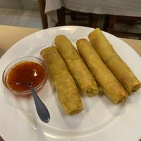 vegan spring rolles  at Noah's Ark in Kos