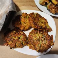 Fried zucchini balls at Noah's Ark in Kos