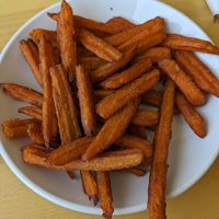 Sweet potato fries at Chomp in Rochester