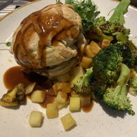 Curried vegetable wedding & veg on the festive menu  at The Colney Fox in St Albans