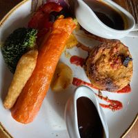 Vegan roast once took the Yorkshire off!  at The Greyhound in Brentwood