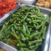 Stir long beans ~ 4/11/22 at Yuan Man Vegetarian 圓滿素食 - Circuit Rd in Central Singapore