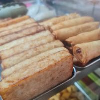 Carrot cake spring roll ~ 4/11/22 at Yuan Man Vegetarian 圓滿素食 - Circuit Rd in Central Singapore