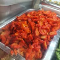 Mock char siew ~ 4/11/22 at Yuan Man Vegetarian 圓滿素食 - Circuit Rd in Central Singapore