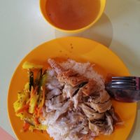 Chicken Rice at Yuan Man Vegetarian 圓滿素食 - Circuit Rd in Central Singapore