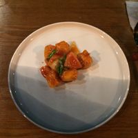 Sweet and sour tofu at Old Bailey in Hong Kong Island