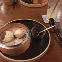 Vegan dumpling and xiaolongbao at Old Bailey in Hong Kong Island