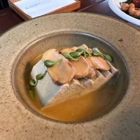 Tofu and mushroom  at Mi Xun TeaHouse 谧寻茶室 in Chengdu