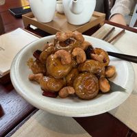 Kung pao tofu   at Mi Xun TeaHouse 谧寻茶室 in Chengdu