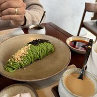 Dan dan noodles  at Mi Xun TeaHouse 谧寻茶室 in Chengdu