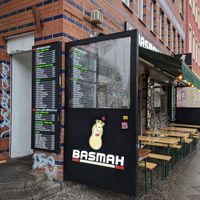 Outside of Basmah. at Basmah in Berlin