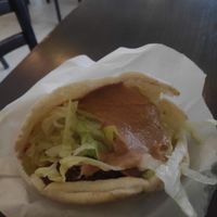 Falafel wrap at Basmah in Berlin