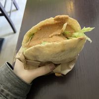 Falafel sandwich  at Basmah in Berlin