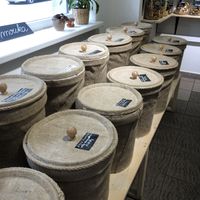 different flours at Nasyp Si in Brno