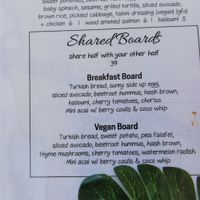 Menu at Little Mermaid in Mermaid Beach