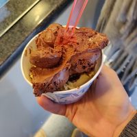 Chocolate and cookie dough at Arlequino in Blankenberge