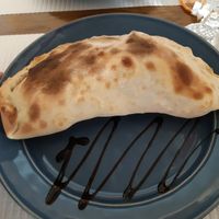 Vegan Calzone at Pane & Vino in Evora
