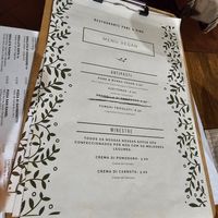 Separate vegan menu 1/3 at Pane & Vino in Evora
