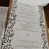 Separate vegan menu 3/3 at Pane & Vino in Evora