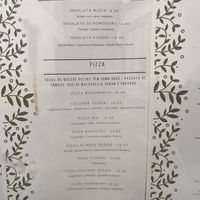 Vegan menu   at Pane & Vino in Evora