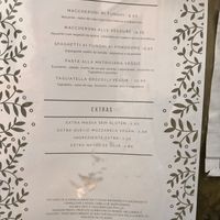 Vegan menu   at Pane & Vino in Evora