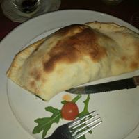 Calzone vegan at Pane & Vino in Evora