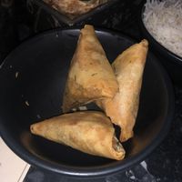 Veggie somasoas ! at Dishoom - Carnaby in London