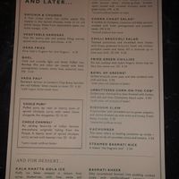 Vegan menu 2 at Dishoom - Carnaby in London