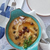 Fava at Markakis Restaurant - Piso Livadi Paros in Paros