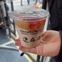 Milchreis mit Bratapfel-Zimt-Topping at Vedans in Bayreuth