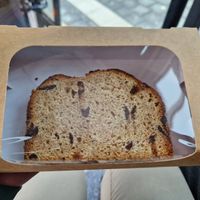 Bananenbrot mit Schokostückchen at Vedans in Bayreuth