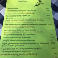set menu at Goldener Adler in Muersbach