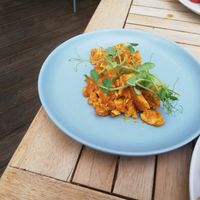 Scramble Tofu side at Cafe No 11 in Rayleigh