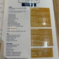 Drinks menu  at Cafe No 11 in Rayleigh