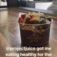 Fun post that my boyfriend made which was shared on the company’s story! at Earthbar - Marina District in San Francisco