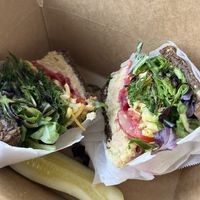 Vegan tuna sandwich   at Linden Organic in Gilbert