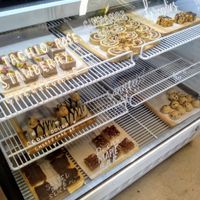 Dessert case at Linden Organic in Gilbert