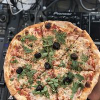 Vegan Mozzarella Pizza at The Montauk Beach House in Montauk