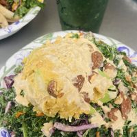 Surfer salad. Comes with rice at the bottom! Delicious and very filling.  at Leahi Health - Aina Haina in Honolulu