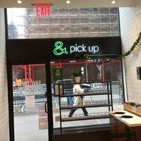 View through window of Carnegie Hall across the street at fresh&co - 57th St in New York City