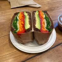 Veggie sandwich  at fresh&co - 57th St in New York City