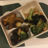 Bowl with grain and veggies. at fresh&co - 85th & Lexington in New York City