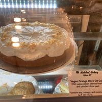 Vegan cake at Alley Cat Cafe in Ithaca